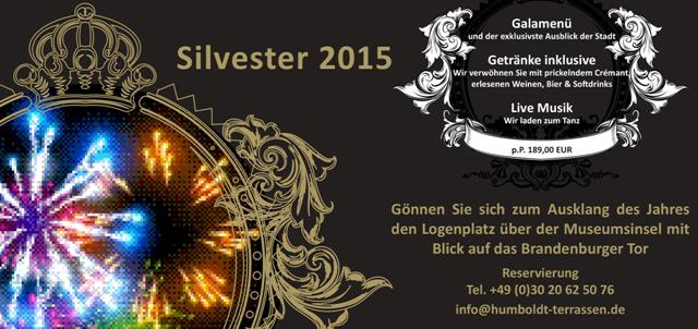 Silvester Flyer H Box 15 Humboldt Terrassen Restaurant